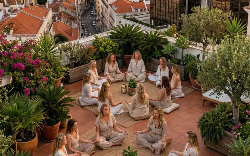 Sessão de meditação em grupo — Método IPM